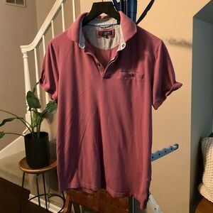 (BONUS ITEM) Men's Ted Baker Purple Polo Shirt Medium Size 3